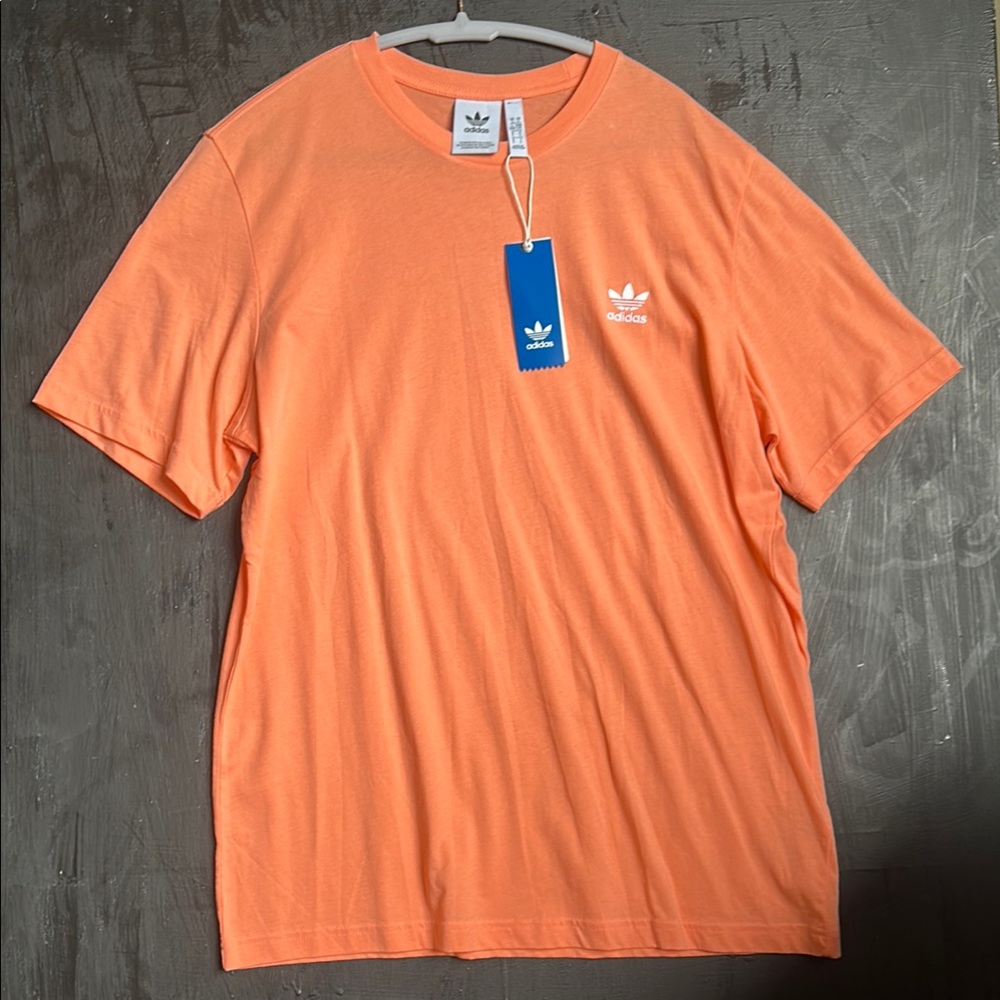 adidas Men's Bright Orange Tee